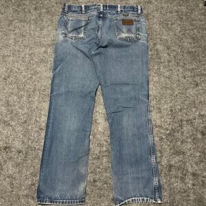 Wrangler Slim Fit Blue Jeans 36x32